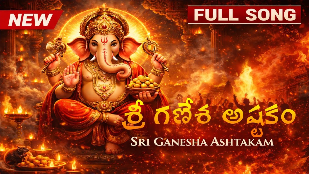 Sri Ganesha Ashtakam | Powerful Sanskrit Ganesh Stotram | Remove Obstacles | Ganesh Bhakti