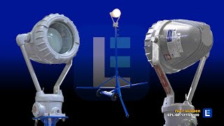 Explosion Proof Light - 250 Watt - Quadpod Mount - 100 foot Cord with Explosion Proof Plug