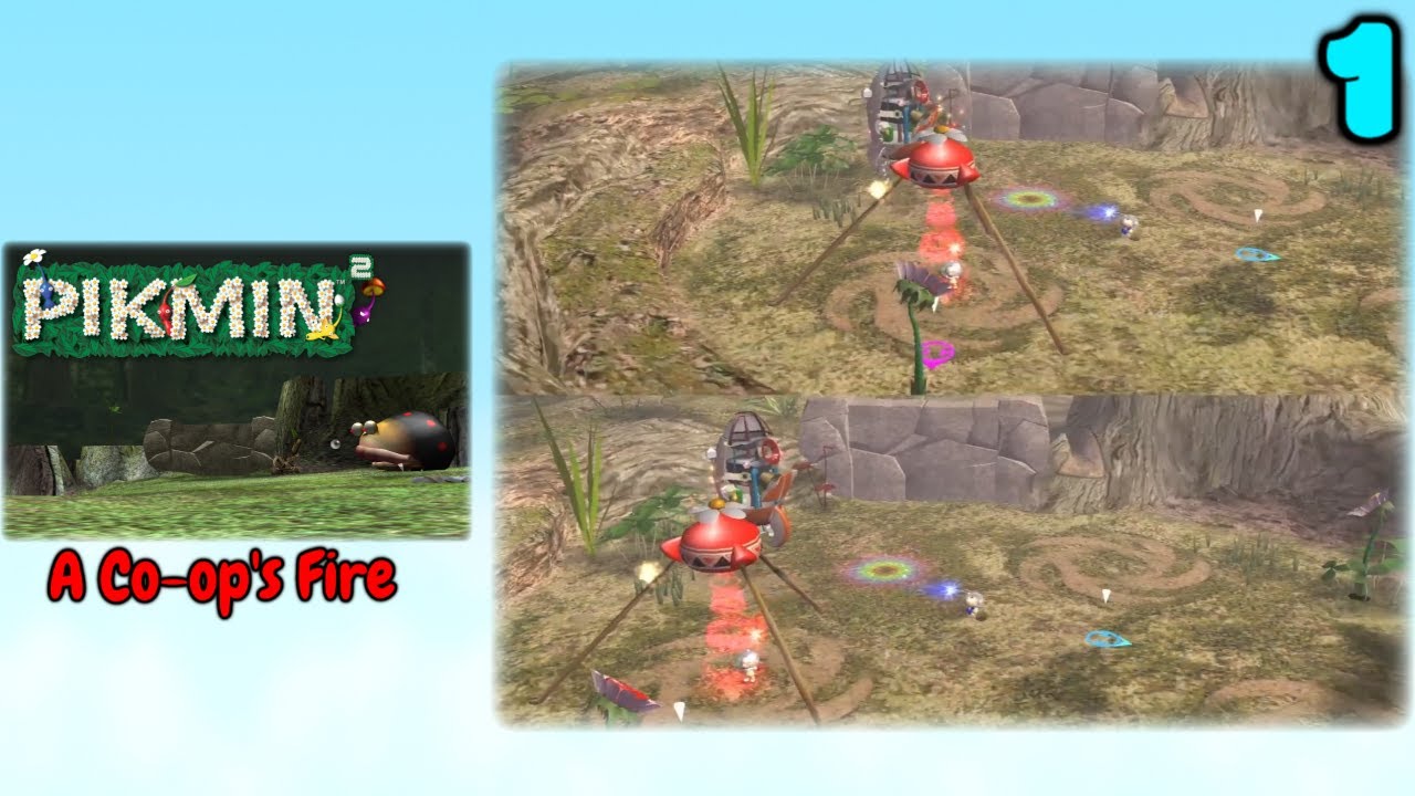 【Pikmin 1² Co-op】Testing a Fire | No Commentary [1]