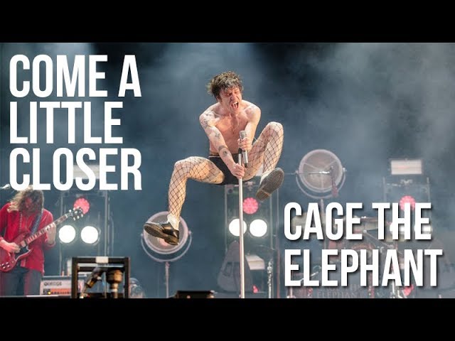 Cage the elephant come. Cage the Elephant Lollapalooza 2017. Come a little closer Cage the Elephant. Брэд Шульц Cage the Elephant. Cage the Elephant - come a little closer год.