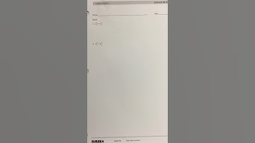 Exit Ticket Module 5 Lesson 31