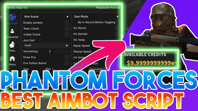 Phantom Forces Hack: Silent Aim, ESP, Aimbot, FOV