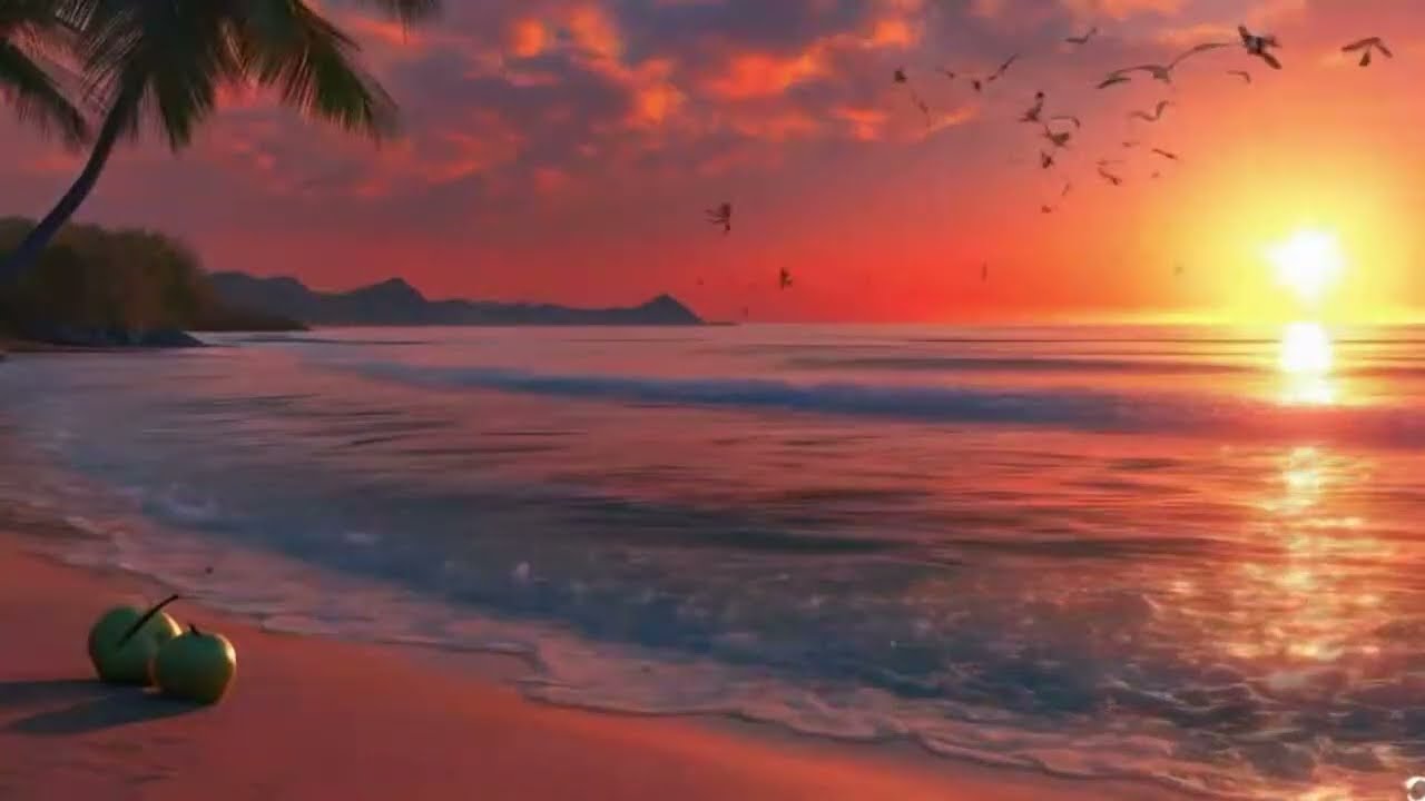 Transformative Piano and Ocean Waves for Deep Healing 