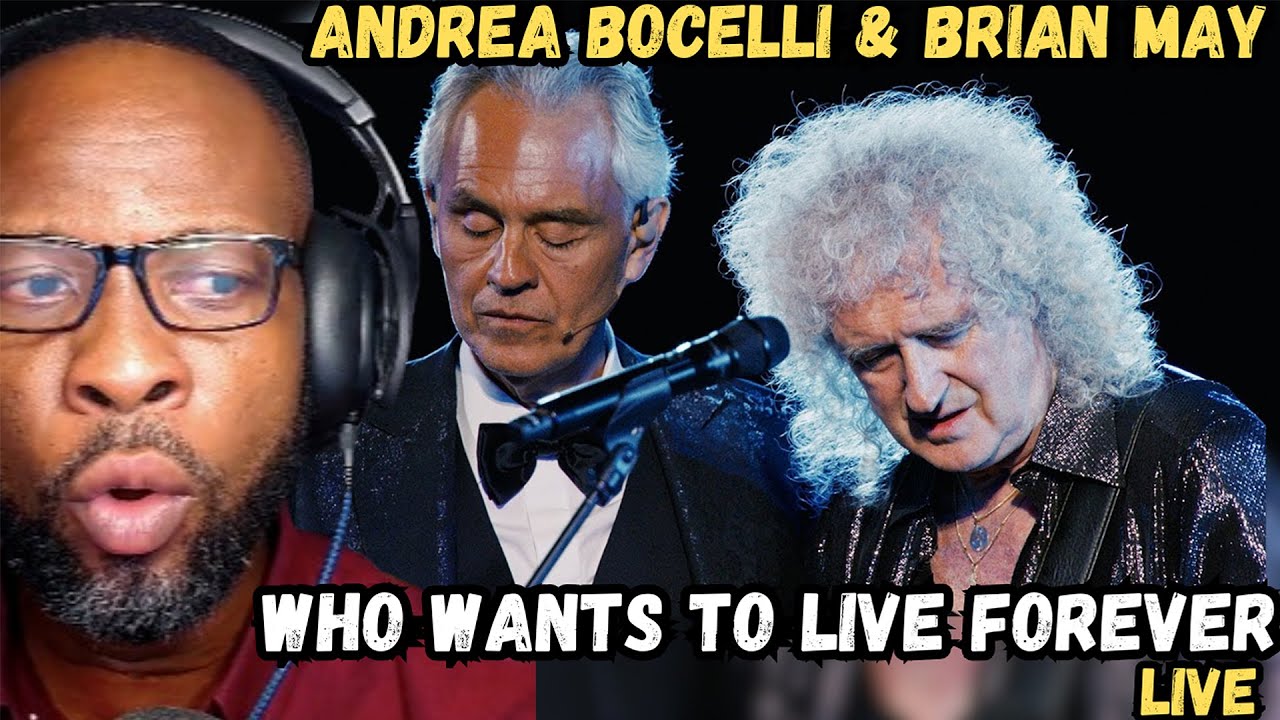😱 ANDREA BOCELLI & BRIAN MAY LEAVE ME SPEECHLESS! | WHO WANTS TO LIVE FOREVER LIVE REACTION 🔥🎶