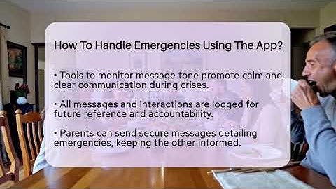 How To Handle Emergencies Using The App? - Get Divorce Answers