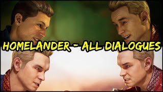 Homelander - All Dialogues - Mortal Kombat 1