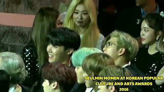 SEULMIN MOMEN AT KOREAN POPULAR CULTURE AND ARTS AWARDS (24 OCTOBER 2018)