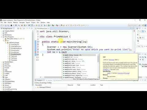 java program to print prime numbers from 1 to n