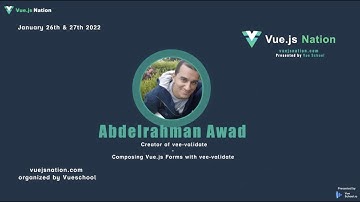 Q&A Session with Abdelrahman Awad: Vue.js Nation 2022