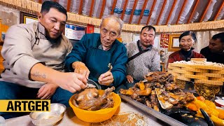 Mongolian Republic Day Feast! A Day with a Nomad Herder Family in the Vast Steppe!