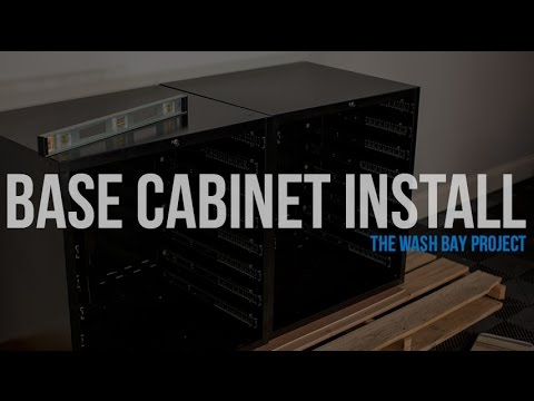 The Og Wash Bay Project E13 Saber Base Cabinet Install Youtube