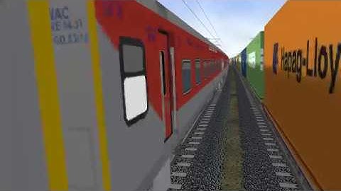 MSTS(OPEN RAILS)Indian Railways@12953 August  Kranti Rajdhani part 6