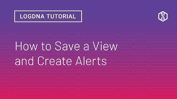 Tutorial | How to Save a View & Attach an Alert