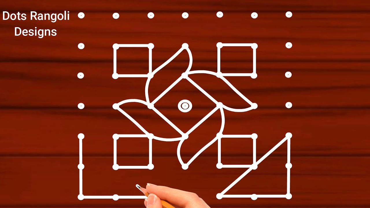 New maatu Pongal kolam | 7*7 Sankaranti basavanna muggulu|Pongal special maadu kolam | sikku rangoli