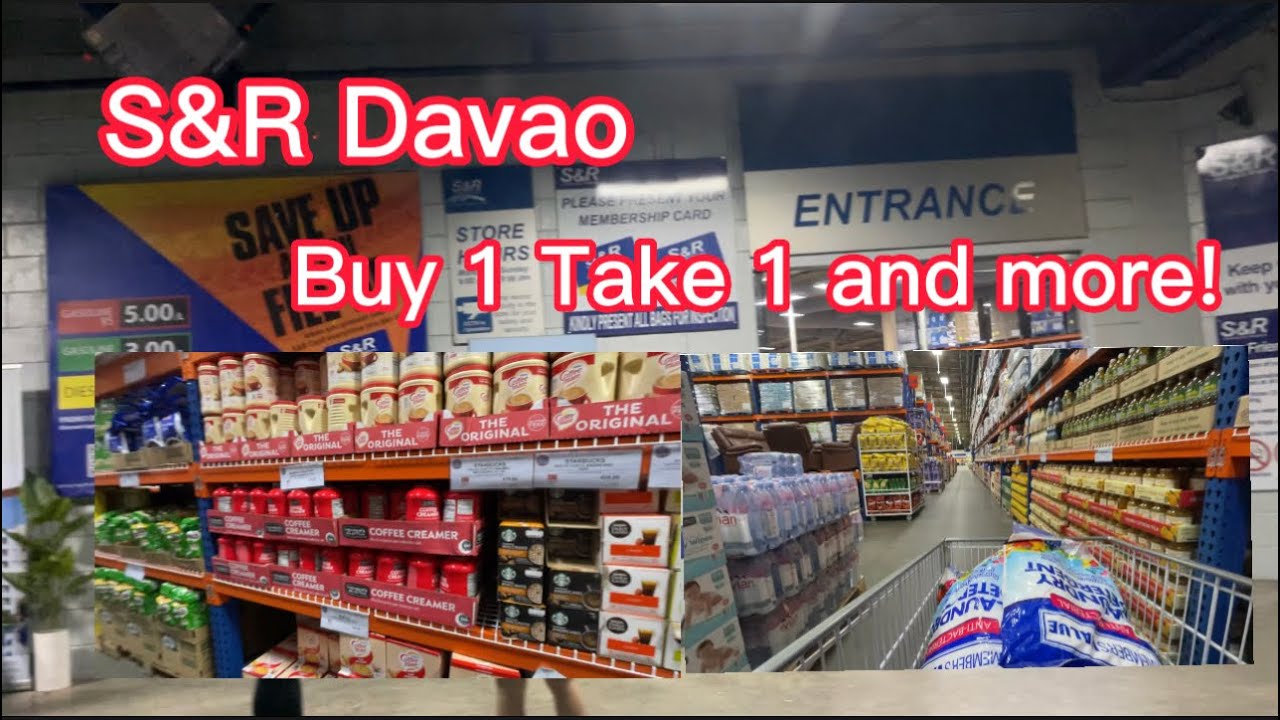 S&R Davao l Last minute grocery (June 28, 2022) - YouTube