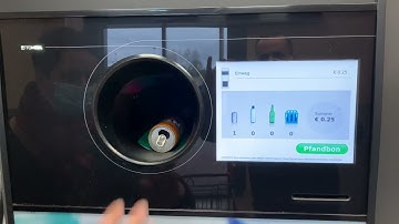 Returning bottles at a supermarket in Germany