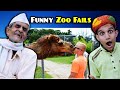 Villagers React To Funny Zoo Fails ! Tribal People React To Funny Zoo Fails