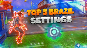 TOP 5 Brazil settings for free fire mobile | Enable THIS settings for MORE HEADSHOTS in free fire
