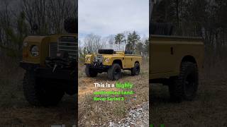 Mercedes Turbodiesel Swapped Land Rover Series 3!!! #Shorts