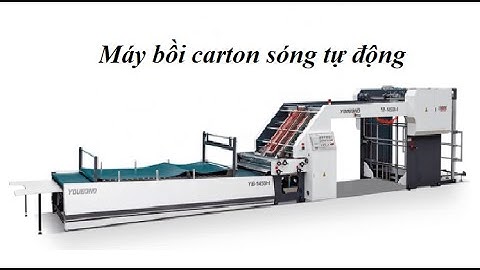 Máy bồi carton sóng tự động tốc độ cao YB-1450H