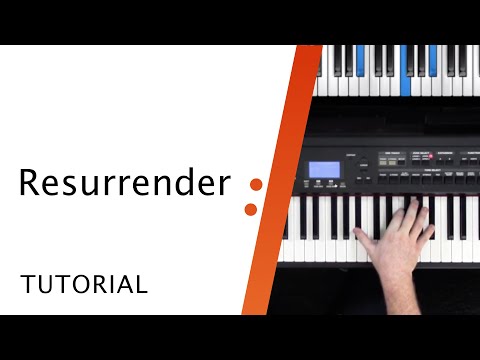 Keyboard Tutorial // Resurrender // Hillsong Worship // Worship Artistry