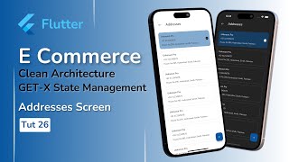 Addresses Screen | E Commerce App | Flutter | Tut 26 | Hindi/Urdu screenshot 3