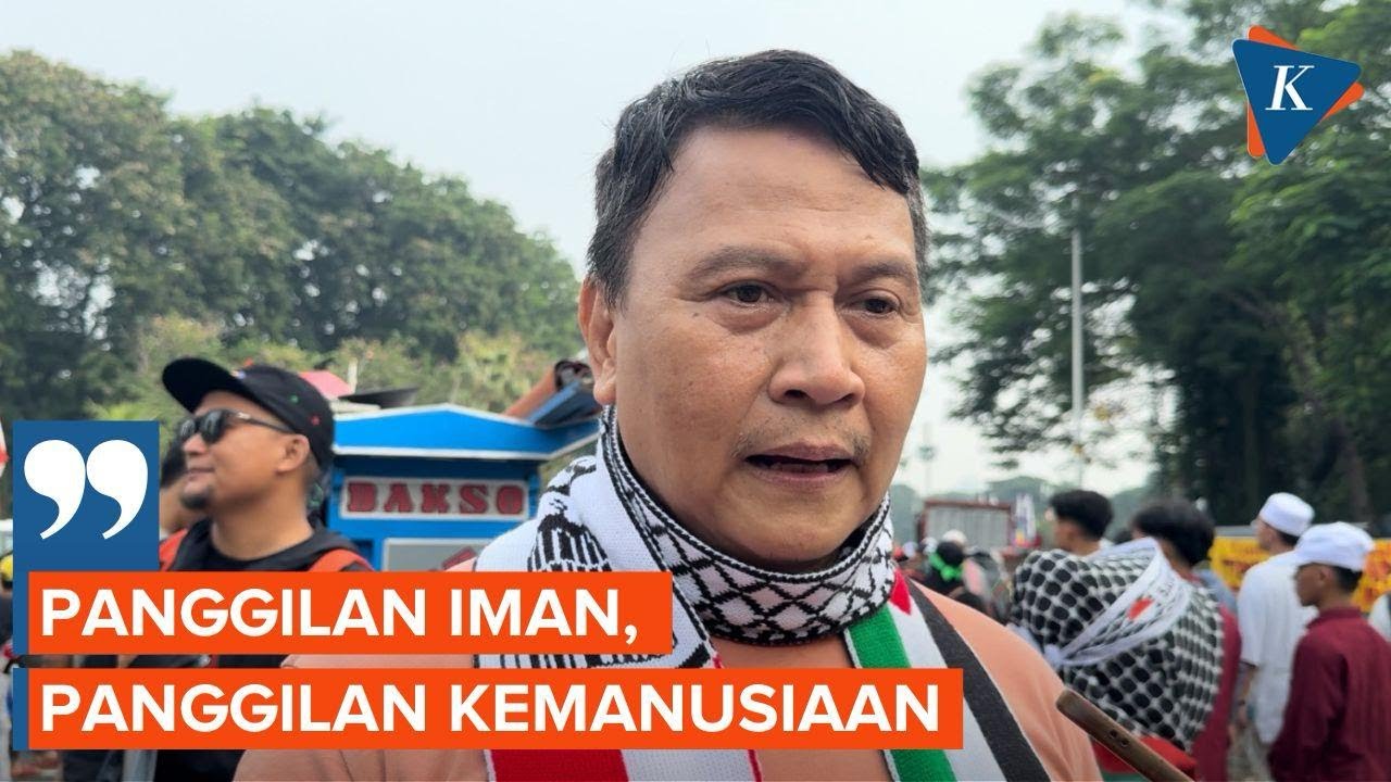 Aksi Bela Palestina di Jakarta, Massa Minta Amerika Desak Israel Hentikan Serangan