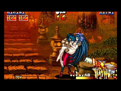 Samurai Shodown III: Basara playthrough lvl-4 【60fps】