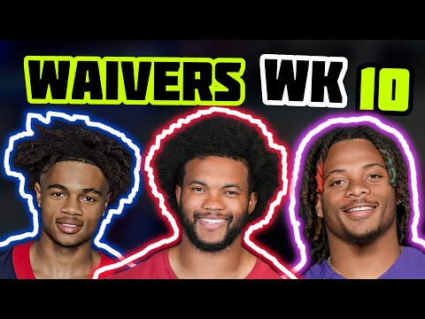 Week 10 Fantasy Football Waiver Wire Rankings