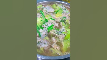 Khổ qua nấu chả cá thác lác cực ngon