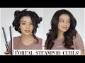 L'OREAL STEAMPOD CURLS TUTORIAL...INCREDIBLE.