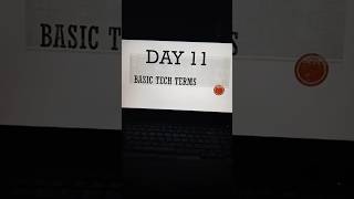Day 11 - What is an Operating System| ahsaan Yaseen #shorts