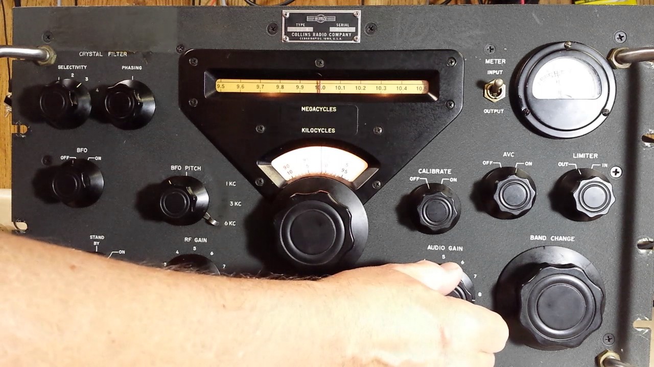 コリンズ COLLINS 51J4 受信機 ラジオ メカフィル搭載 珍品 軍用