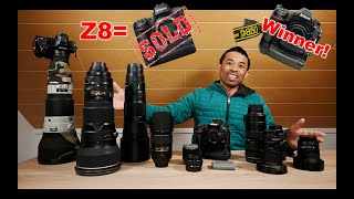 I sold my Nikon Z8 and I kept my Nikon D850 camera
