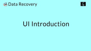 Data Recovery (Mac): User Interface Overview