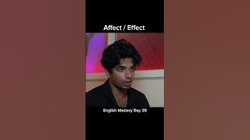 Affect / Effect | Difference Explained in Malayalam