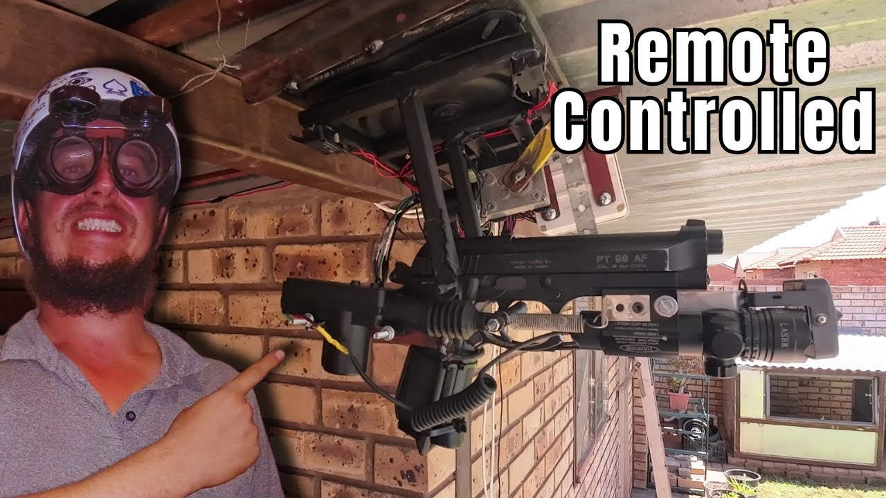 Remote Control Papper Gun Is this illegal? Homemade remote controlled BB gun/Airsoft gun frame ...