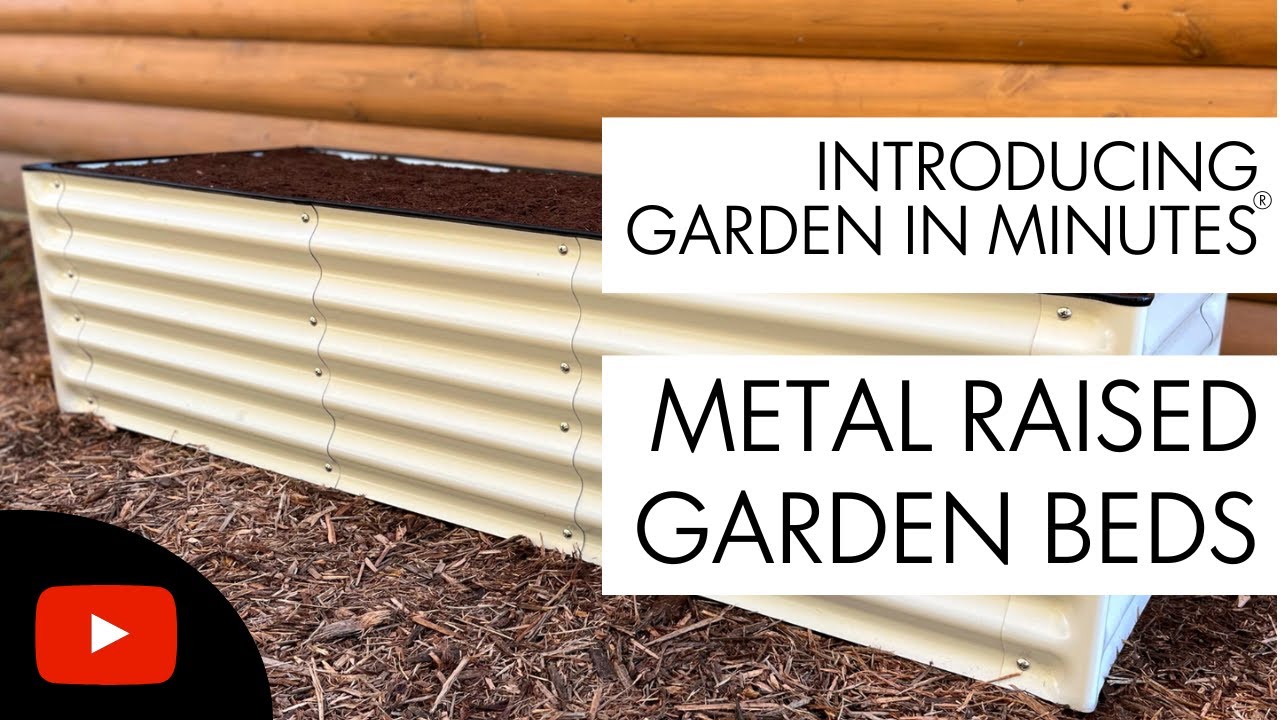 Garden In Minutes Now Has Metal Raised Garden Bed Kits w/ Garden Grid
