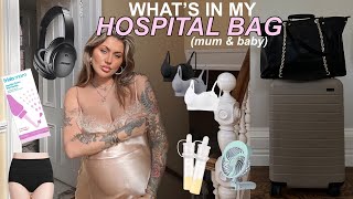 WHAT&#39;S IN MY HOSPITAL BAG - MUM &amp; BABY | JAMIE GENEVIEVE