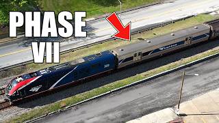 New Phase VII Baggage Car on Amtrak's Cardinal!