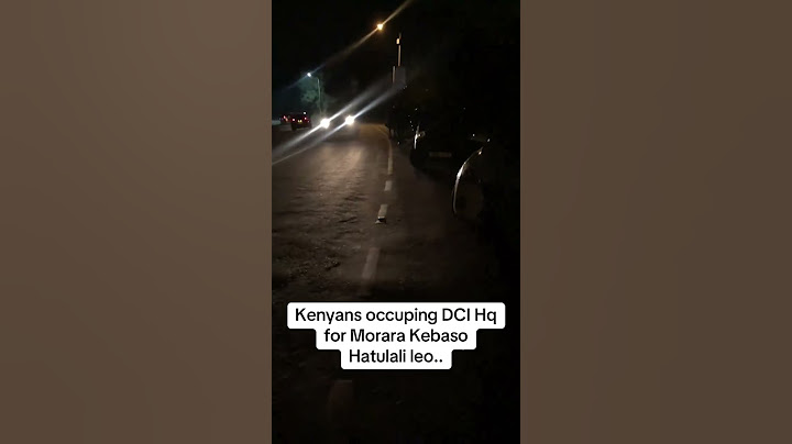 Kenyans occuping DCI Hq for Morara Kebaso Hatulali leo..