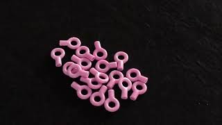 High Wear Resistance Barmag Texturing Machine Spare Parts Alumina Ceramic Pig Tail Thread Guide Hook