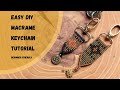 Easy DIY Macrame Keychain Tutorial | Beginner Friendly