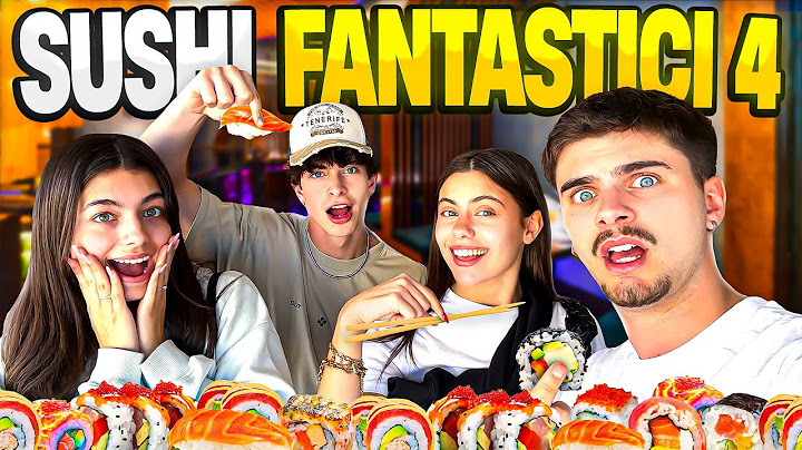🍣🇪🇸 PROVO IL SUSHI A TENERIFE CON I FANTASTICI 4