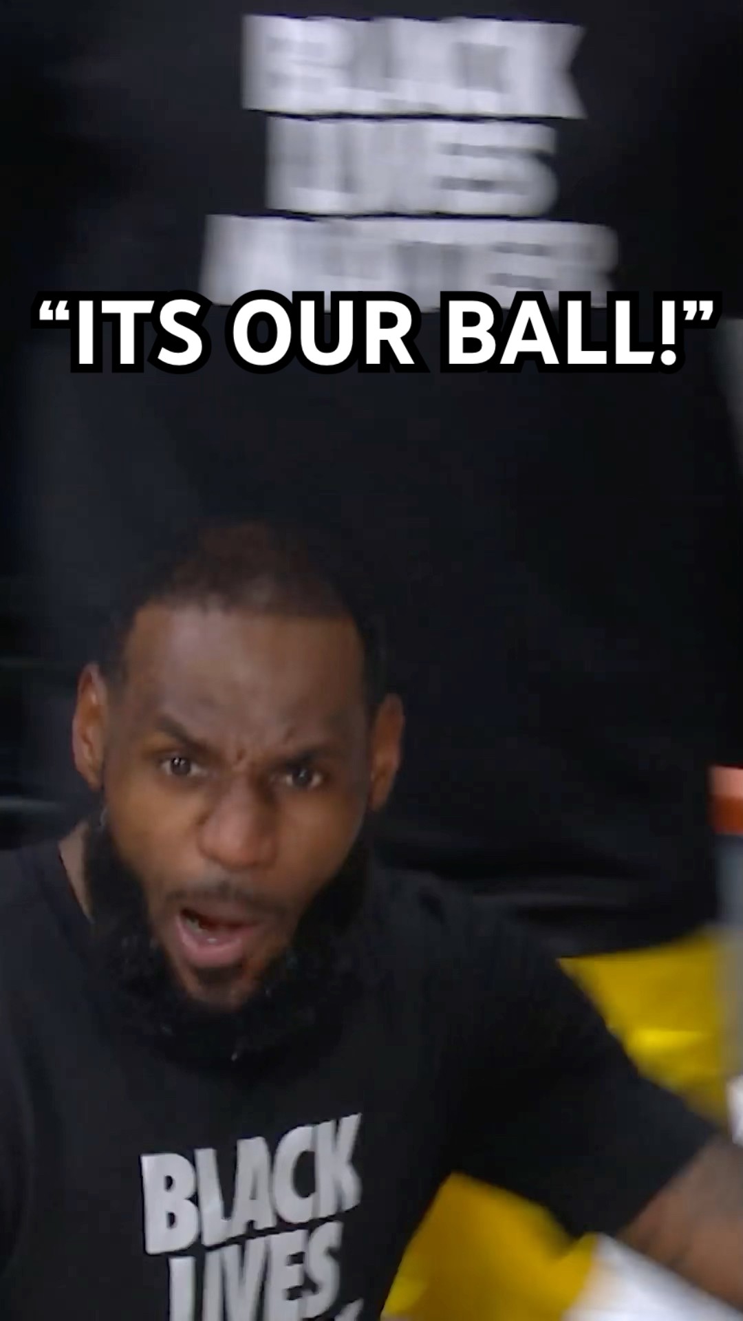 At Saturday’s game while mic’d up, Tyrese jokingly recreated LBJ’s viral mic’d up moment from 2020!