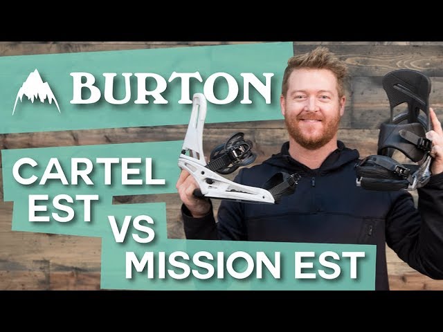 Burton Mission EST vs Cartel EST Snowboard Bindings   Comparison    TheHouse.com