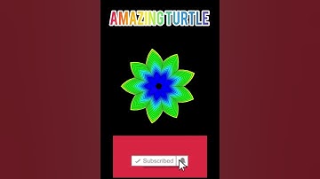 Amazing Design using python|#turtle #python #shorts #short
