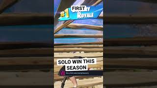 Season 8 Solo win 🥇!! #fortnite