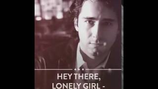 Vignette de la vidéo "Hey There, Lonely Girl Sample - John Lloyd Young"
