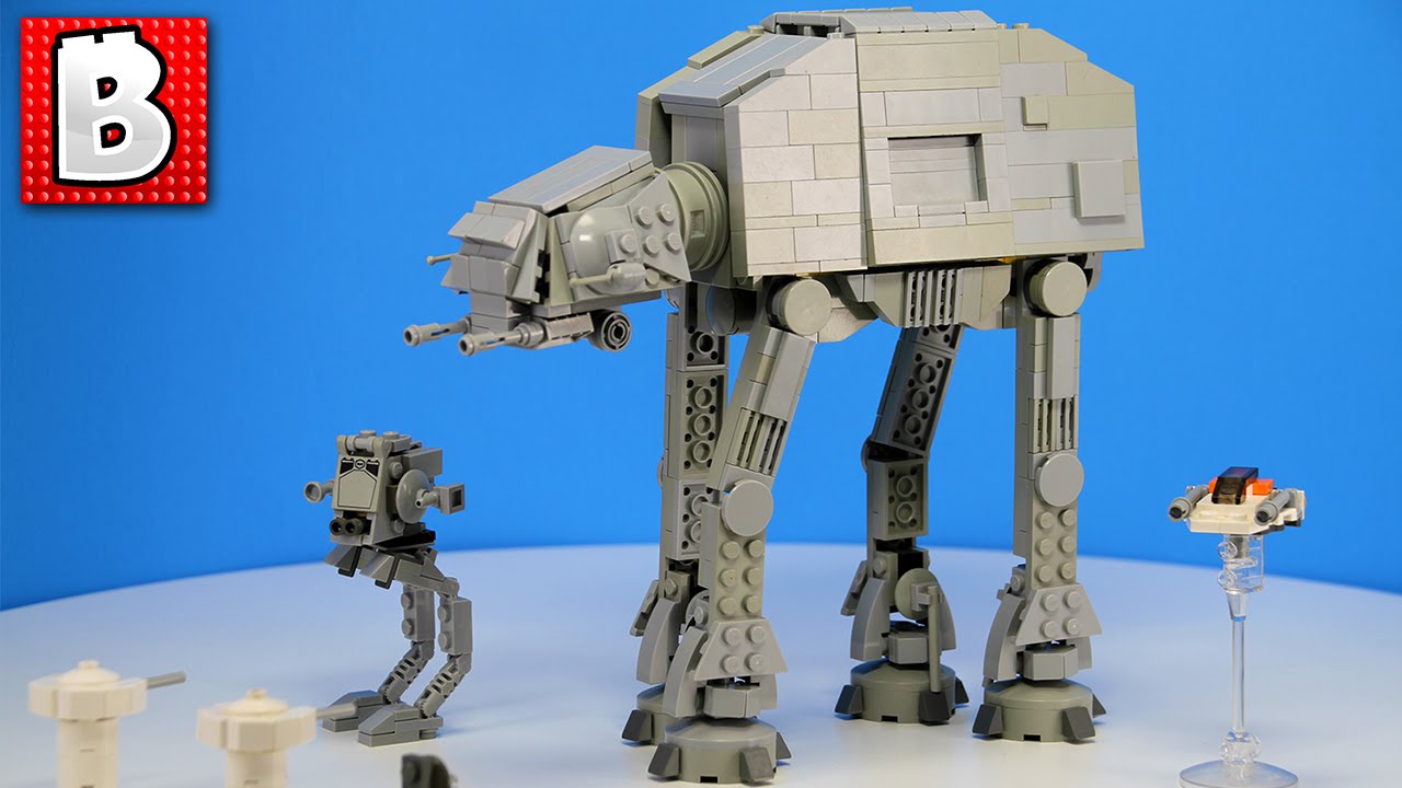 modtage På forhånd Bitterhed Lego Star Wars Custom Mini AT-AT | Build Time Lapse Review + Lego Ideas  Concept - YouTube